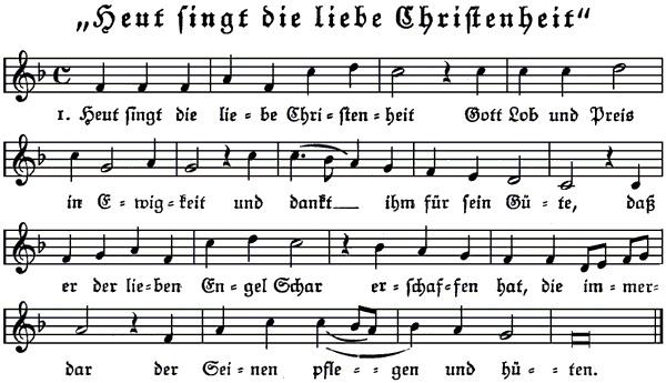 Heut singt die liebe Christenheit