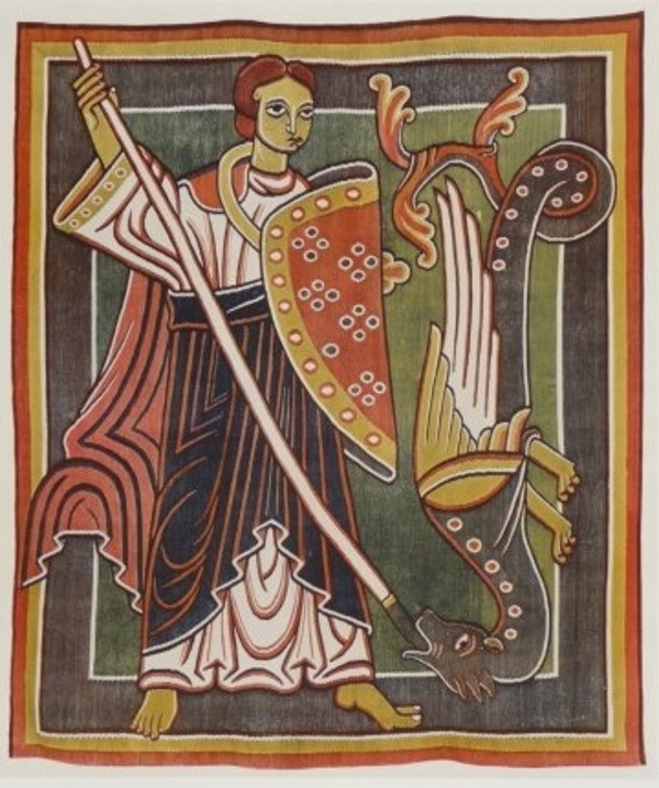 Der Kampf des Erzengels Michael mit dem Drachen
